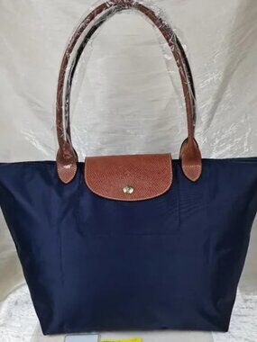 Longchamp Blue Large Tote Bag